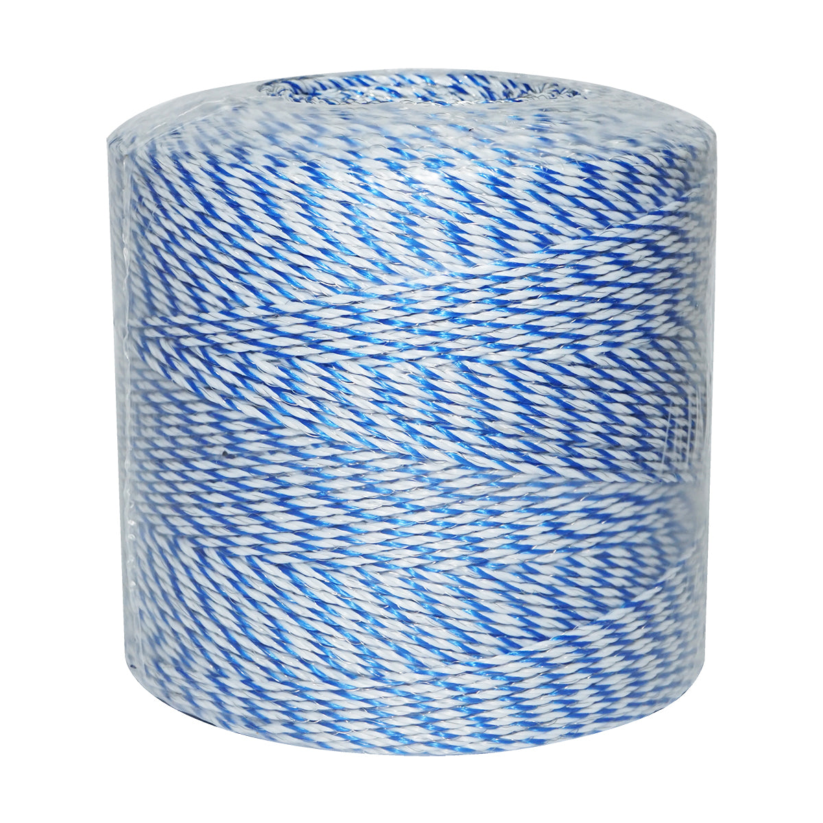 Blue-white wire roll 3mm 3x0.2mm SS, 1000m electric fence, resistance 7.8 Ohm Bourget