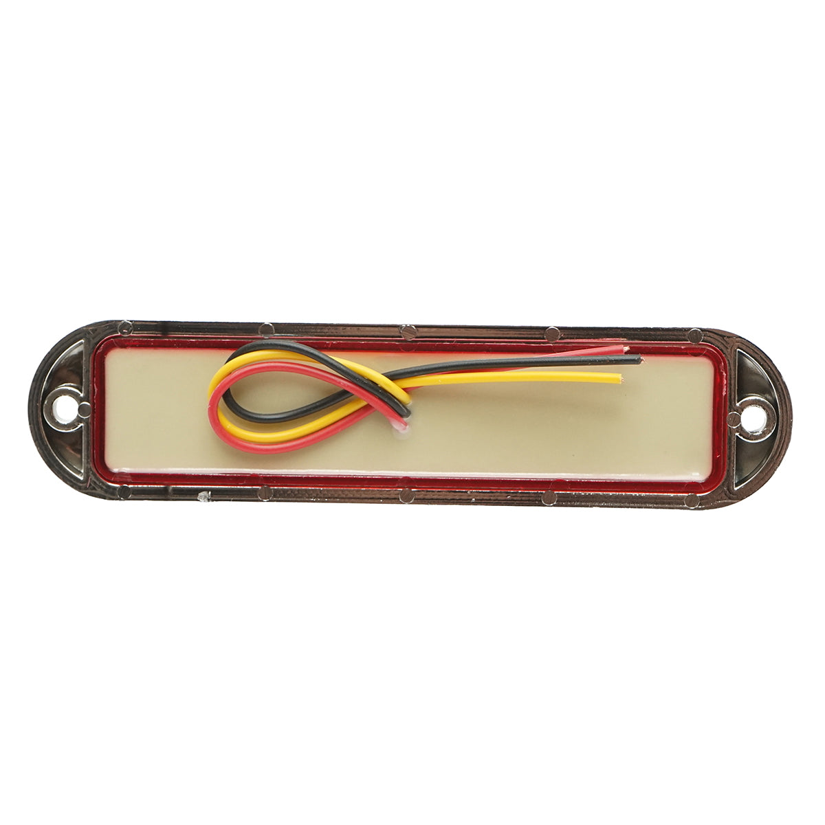 Slim red chrome LED side marker lamp 12-24V, yellow FR1286CR Breckner Germany