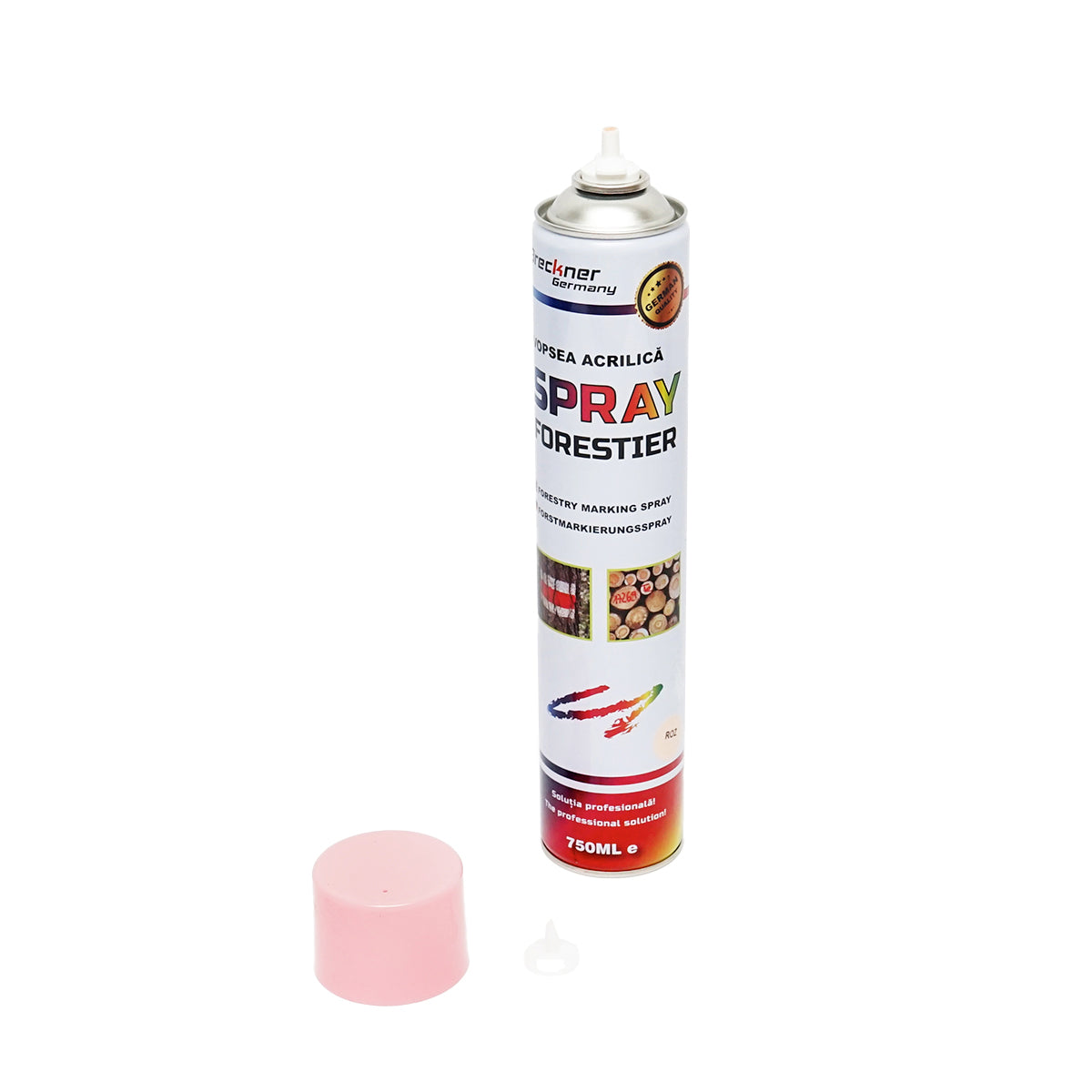 Pink forest marking spray paint 750ml Breckner Germany