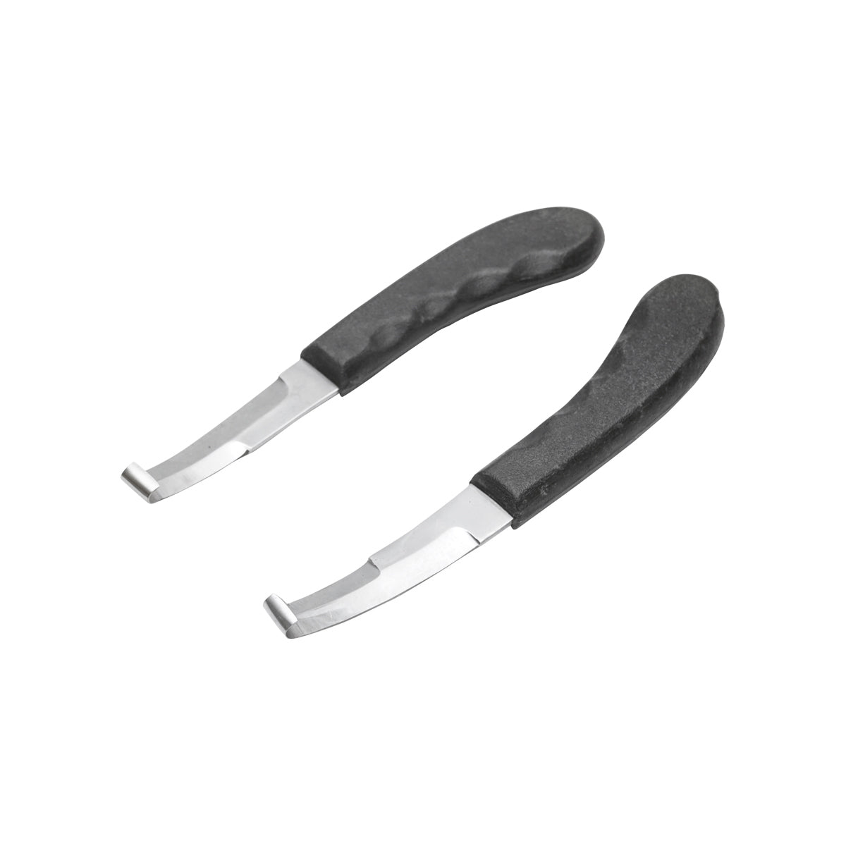 Set of 2 left/right rakes for cleaning hooves, 210mm Breckner Germany