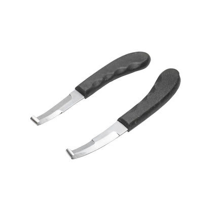 Set of 2 left/right rakes for cleaning hooves, 210mm Breckner Germany