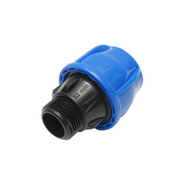 Compression fitting with external thread D32mmx1 inch, PN16 for irrigation systems