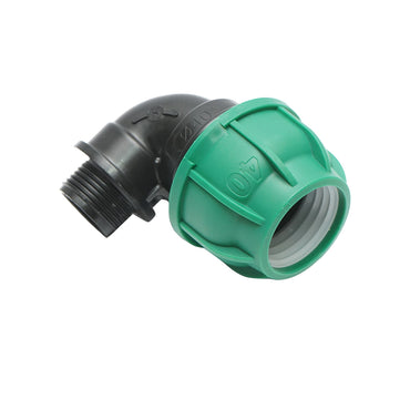 Compression fitting with external thread D40mmx1 inch, PN10 Bar for irrigation systems