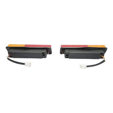 Rear light set 12V stop and signaling left/right 301x65x100mm