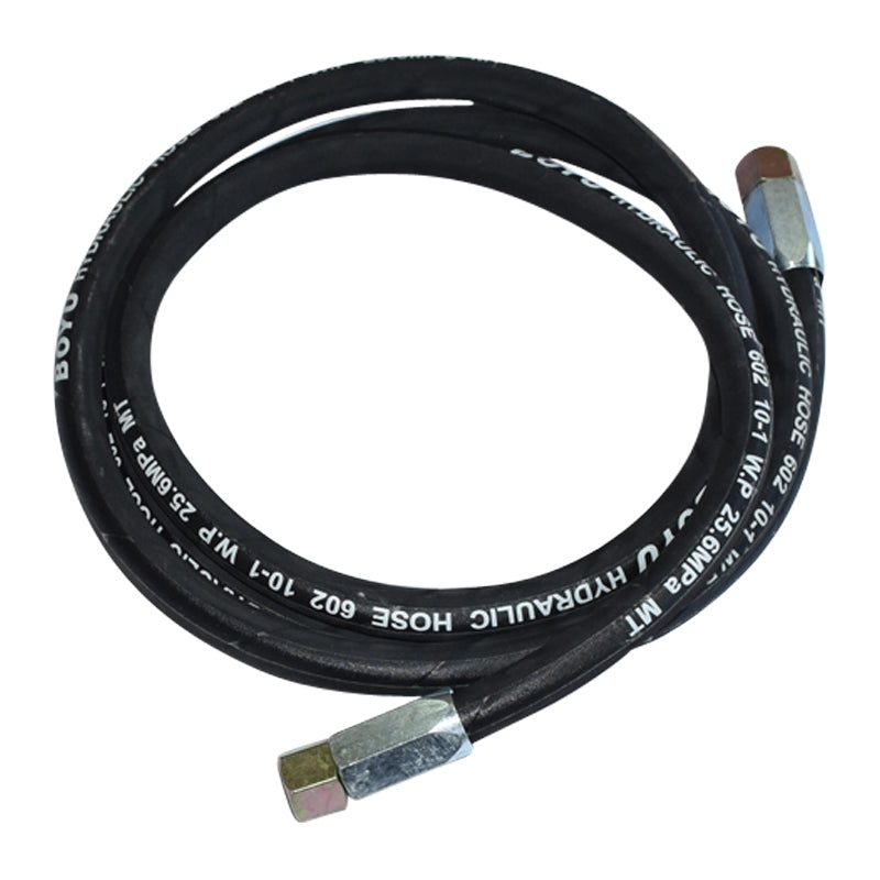 Certified pressure hose with threaded ends L = 2700 mm (Reduction M20X20) DN10