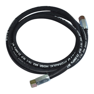 Certified pressure hose with threaded ends L = 2700 mm (Reduction M20X20) DN10