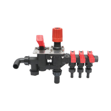 Herbicide distributor with 3 horsepower and manometer