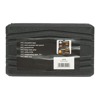 Combined tool and equipment set 7 pieces