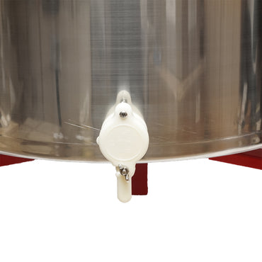 Manual beekeeping centrifuge, stainless steel honey extractor with 4 frames
