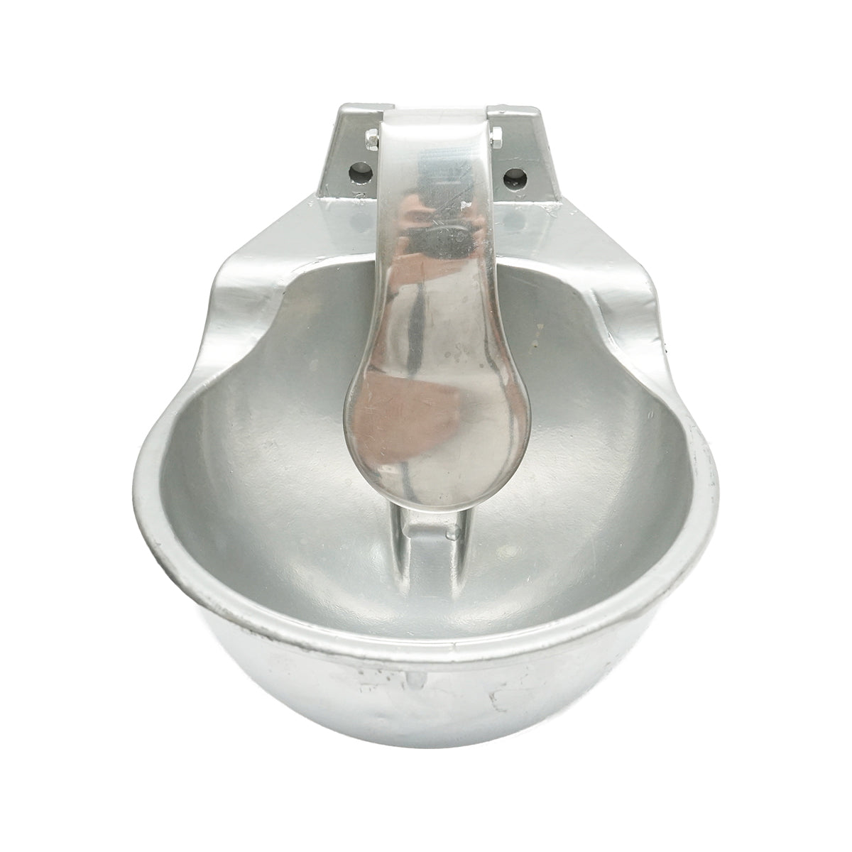 Aluminum waterer 2.5L with flap and mounting accessories