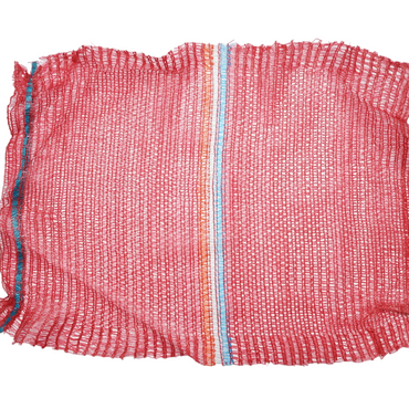 Raschel handle bag 600x400mm for vegetables 20Kg red