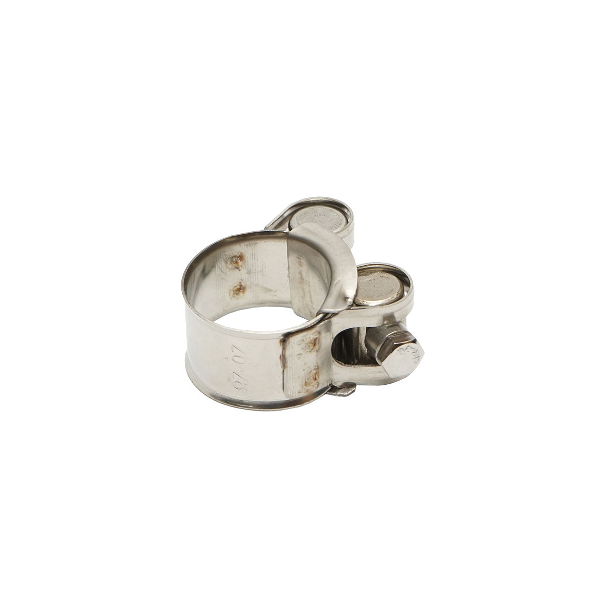 Strong collar, stainless steel clamp with screw for hoses 26-28 mm Breckner Germany