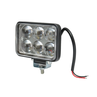 Lamp with 6 LEDs 10-30V 18W radiation angle 30 degrees spot type Breckner Germany