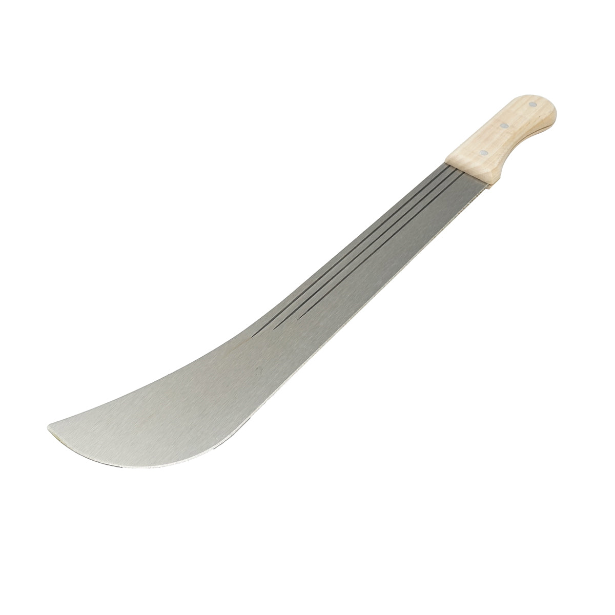 610mm steel machete with wooden handle