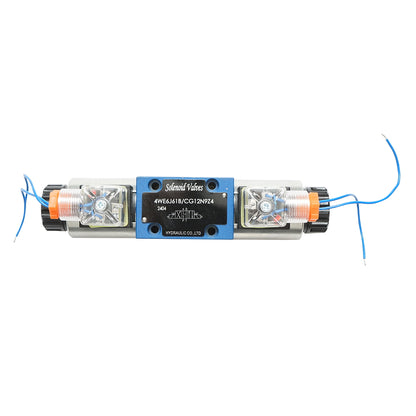 Directional solenoid valve 12VDC 25W for 6 ways flow control hydraulic installations HDQX126J 4WE6J61B CG12N9Z4