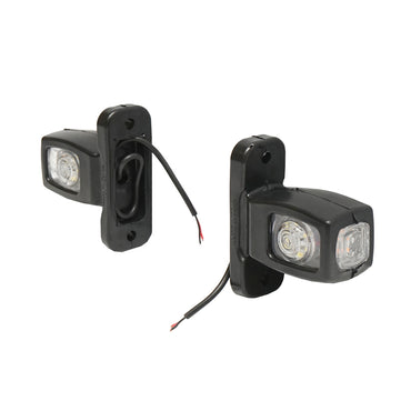 Side marker lights with LED 12/24V, red-white-yellow Breckner Germany