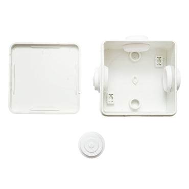 Apparent derivative box 4 entries 80x80x50mm IP44