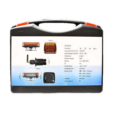 Set of WIFI magnetic lamps with wireless control 12/24V battery 3.7V/2000mAh cable IP65 Breckner Germany