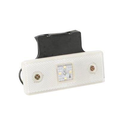 White side marker lamp with 4 SMD LEDs 24V