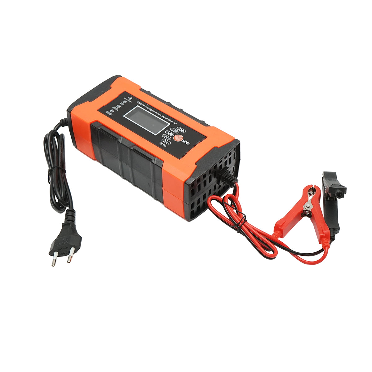 Charger, digital battery charger for car/motorcycle, with repair function 12V/24V