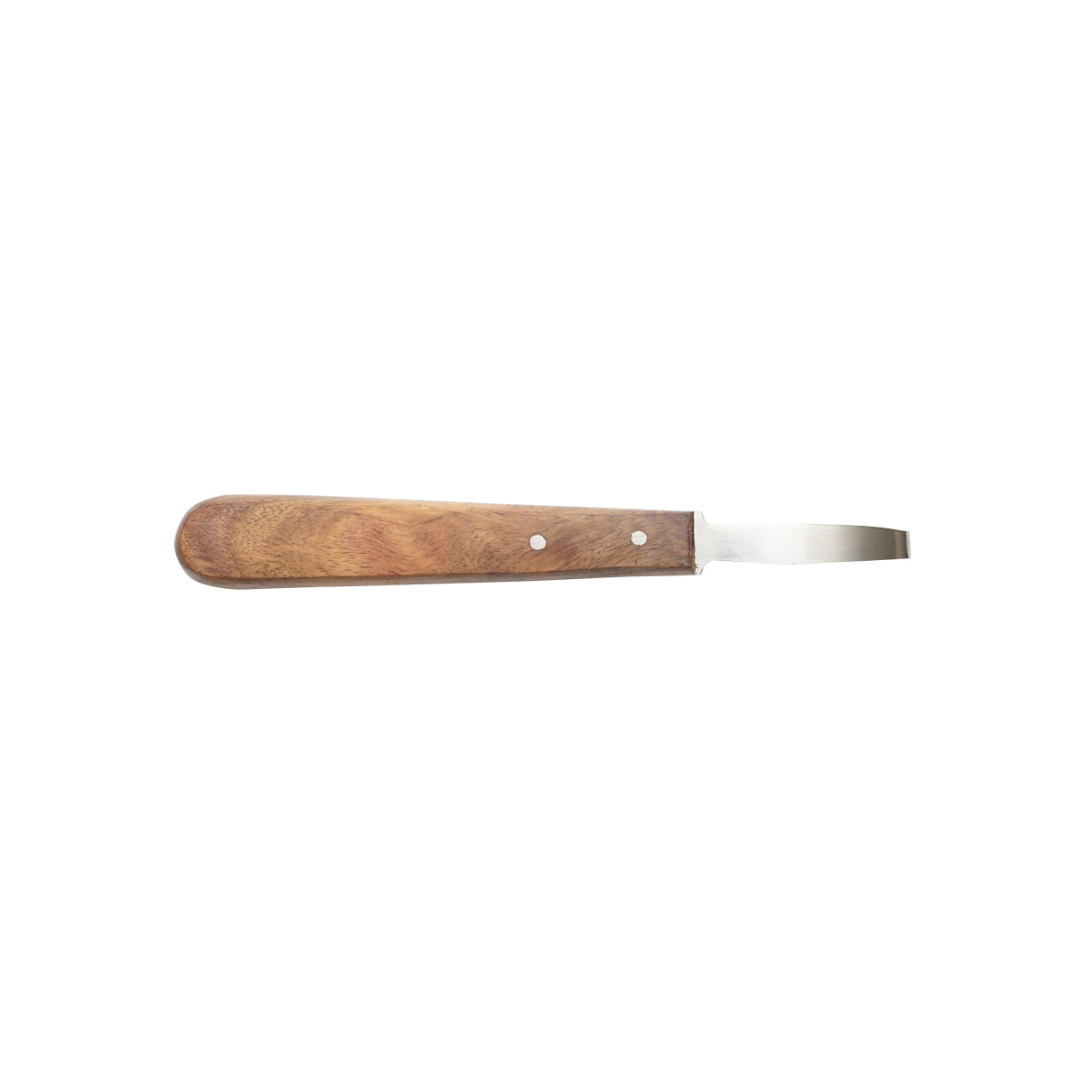 Double-edged reneta with hook for cleaning hooves, 160mm Breckner Germany