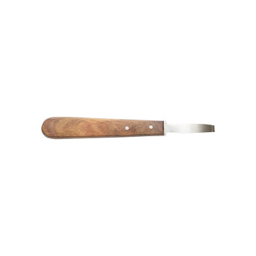 Double-edged reneta with hook for cleaning hooves, 160mm Breckner Germany