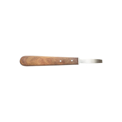 Double-edged reneta with hook for cleaning hooves, 160mm Breckner Germany