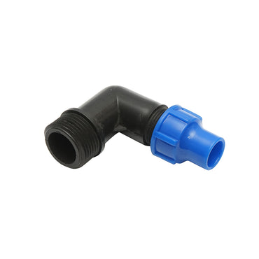 Drip pipe collar with external thread D16mmx1 inch, for irrigation systems