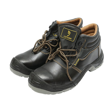Size 45 safety boots with toe cap and steel sole insert 5015