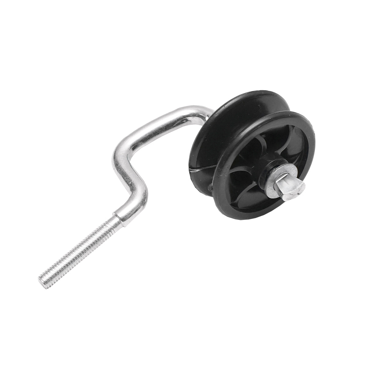 Black isolator with M6 thread electric fence Breckner Germany