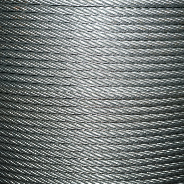 Steel winch cable 6x25 with a diameter of 11mm and metal core, 1000m/roll