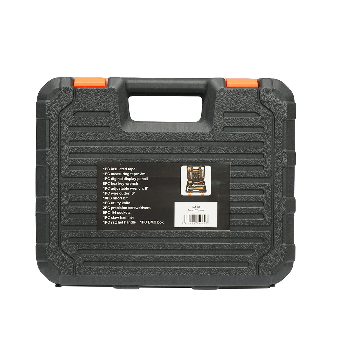 Combined tool and equipment set 37 pieces