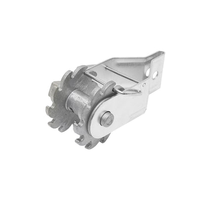 Ratchet tensioner for electric fence wire