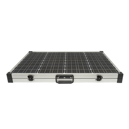 145W portable solar panel photovoltaic monocrystalline suitcase type with voltage regulator 12/24V 20Ah 2 USB ports Breckner Germany