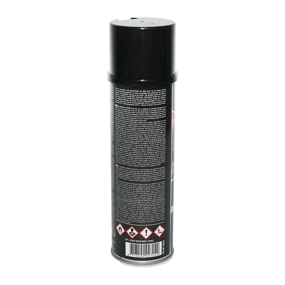 Power plus oil spray for professional thread unlocking 500ml Xeramic