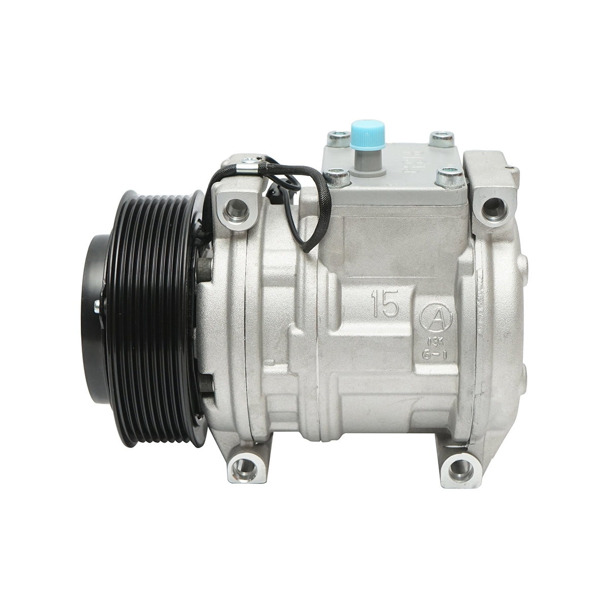 Air conditioning compressor for John Deere OEM codes AL176858, AL176857, AL154203, AL155836, AL78779, RE203758, 12V