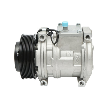 Air conditioning compressor for John Deere OEM codes AL176858, AL176857, AL154203, AL155836, AL78779, RE203758, 12V