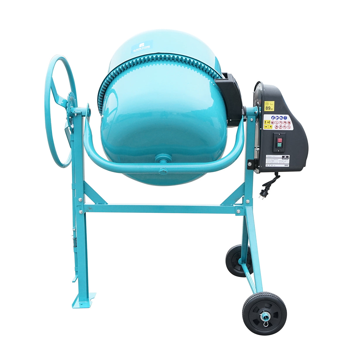 Concrete mixer 550W, drum volume 140L, gear and crown made of cast iron 48 Kg