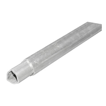 Set of triangular tube cardan series T6 exterior 54 and interior 45 cross 30.2x92 L=1.5m