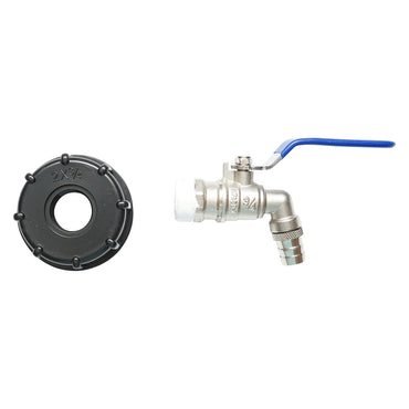 3/4 brass drain valve for IBC basin with internal thread 60 mm Autospeed