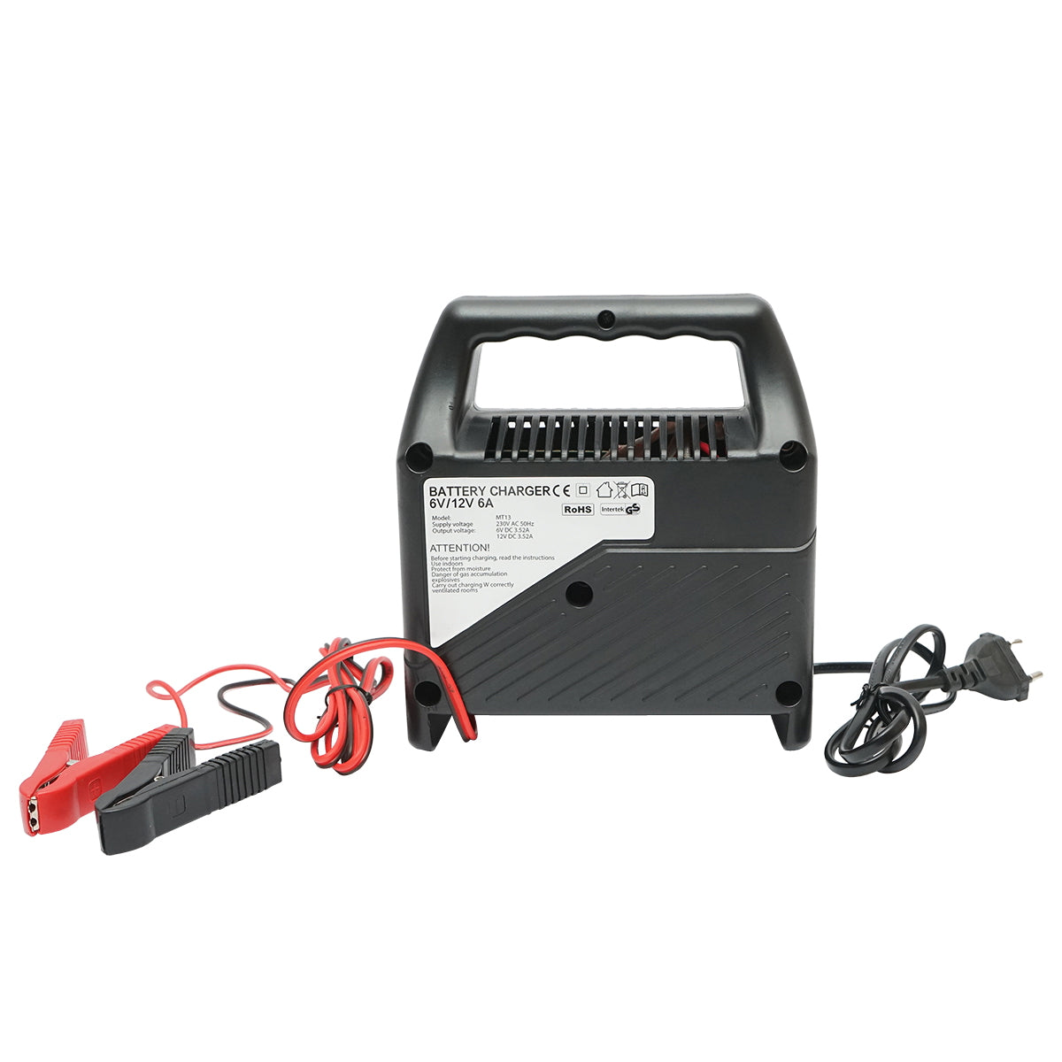 Car battery charger and rectifier 6V/12V 6A