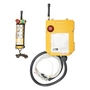 Wireless industrial remote control with 10 commands AC 380V and water protection Breckner Germany