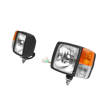 Set of headlamp type lamps with right and left signaling 12V HR-A-022 Breckner Germany