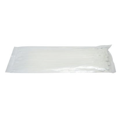 Facets, plastic collar 4.8x250mm white set of 100 pcs Breckner Germany