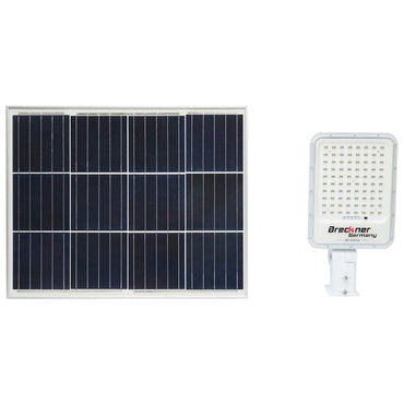 30W LED projector with solar panel and 3.2V/40Ah battery and articulated support Breckner Germany