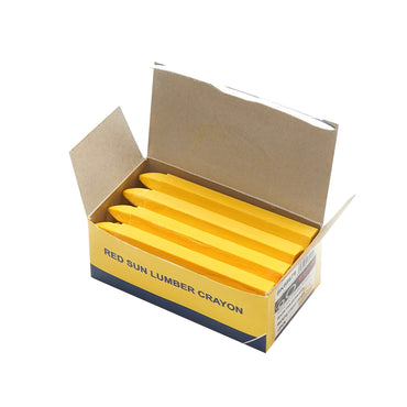 Yellow rubber Creta, 12 pieces/box, industrial markings.