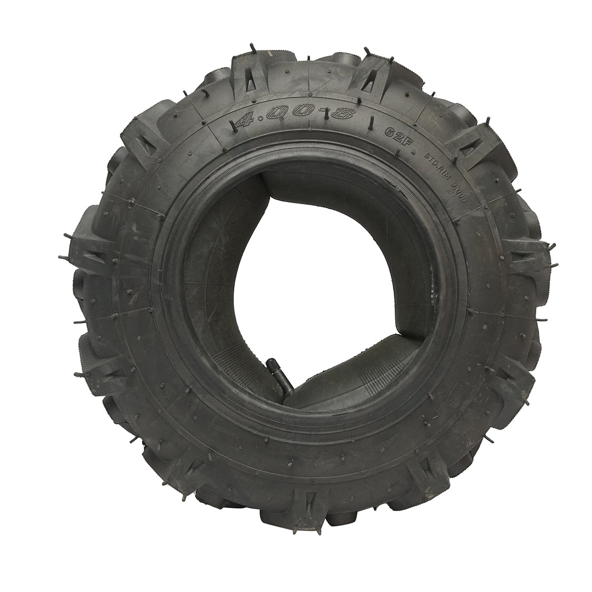 Agricultural tire 400/8 studded with tube for cultivator 8PR LP01