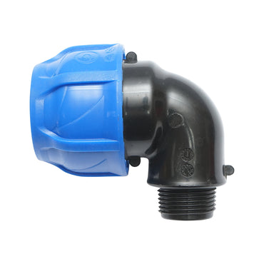 Compression fitting with external thread D32mmx3/4 toll PN16, for irrigation systems
