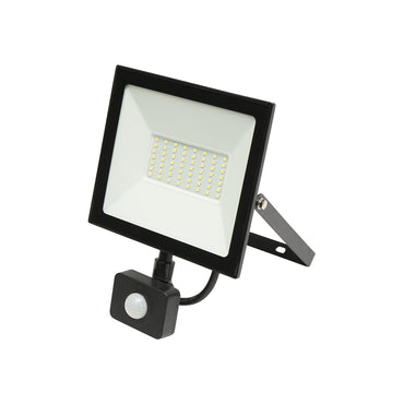 LED projector 50W, 4500lm, 6400K, IP44 power 220V-240V with motion sensor Breckner Germany