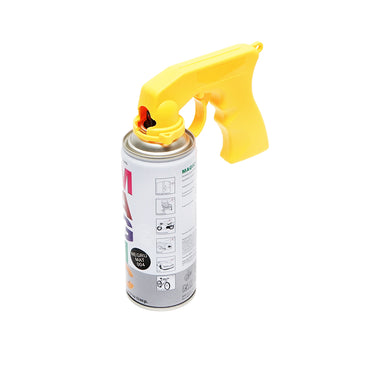 Yellow handle spray gun for paint spray can
